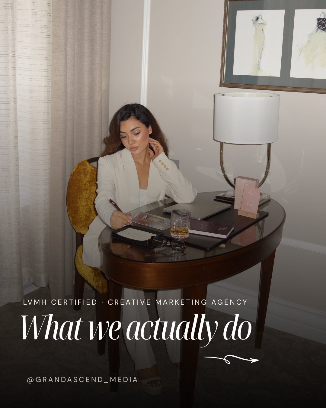 What we actually do, LVMH certified creative marketing agency